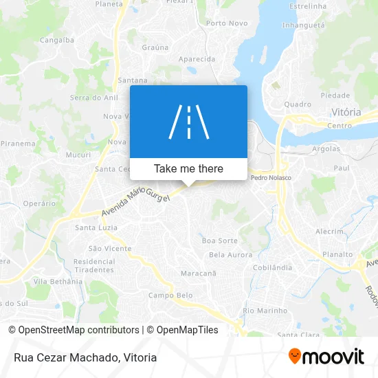 Rua Cezar Machado map