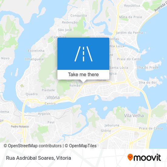 Rua Asdrúbal Soares map