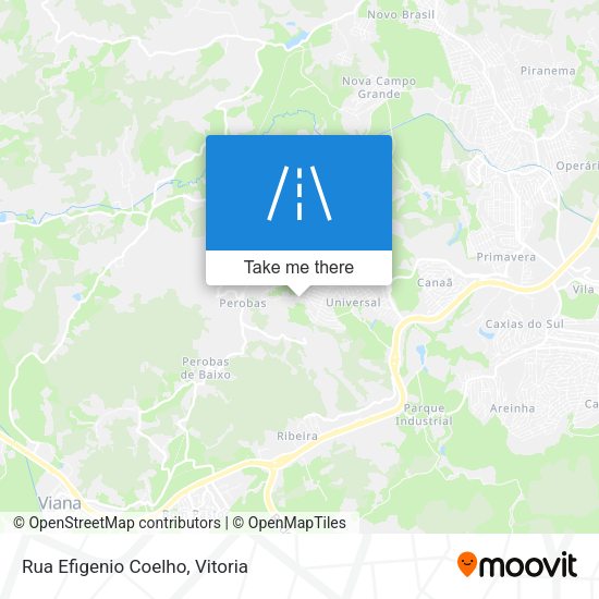 Rua Efigenio Coelho map