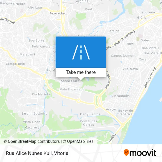 Rua Alice Nunes Kull map
