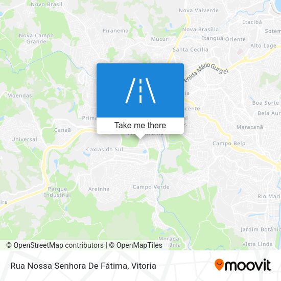 Rua Nossa Senhora De Fátima map