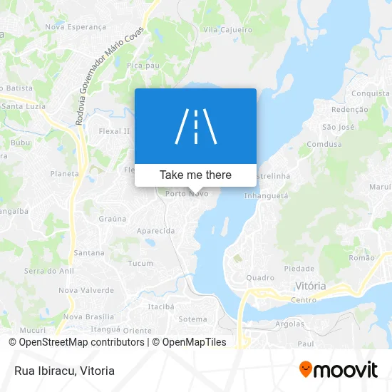 Rua Ibiracu map