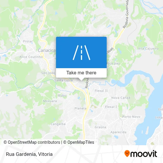 Rua Gardenia map