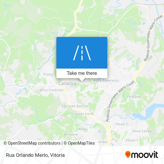 Rua Orlando Merlo map