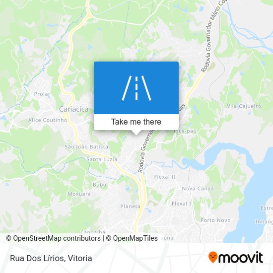 Rua Dos Lírios map