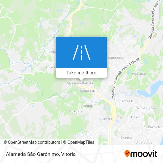 Alameda São Gerônimo map