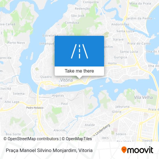 Praça Manoel Silvino Monjardim map