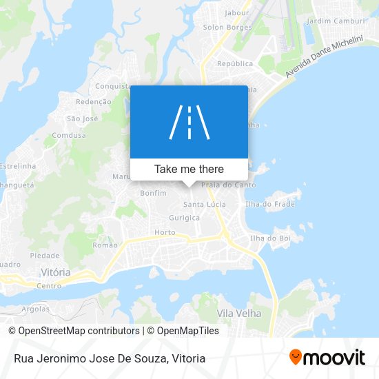 Rua Jeronimo Jose De Souza map