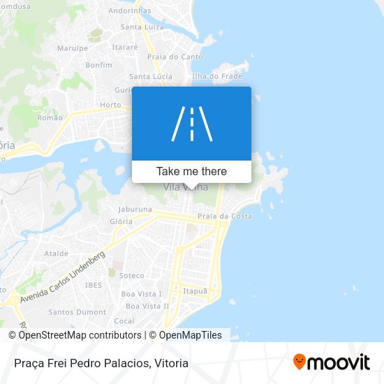 Praça Frei Pedro Palacios map