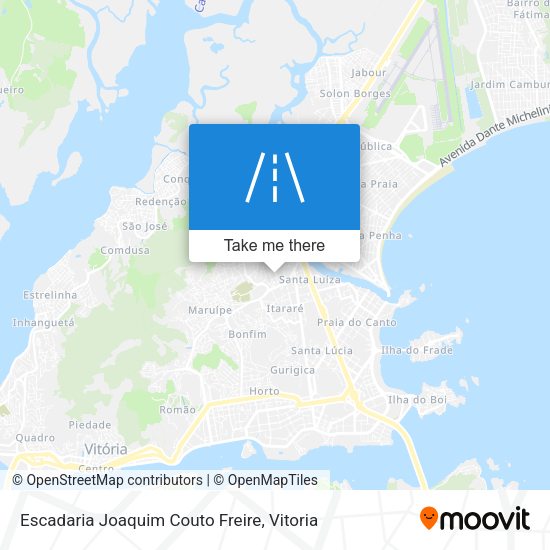 Escadaria Joaquim Couto Freire map