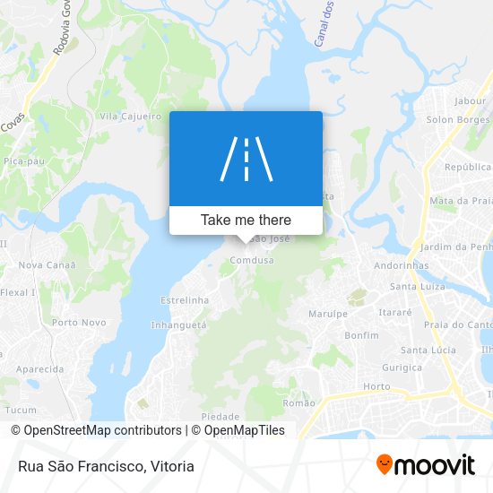 Rua São Francisco map