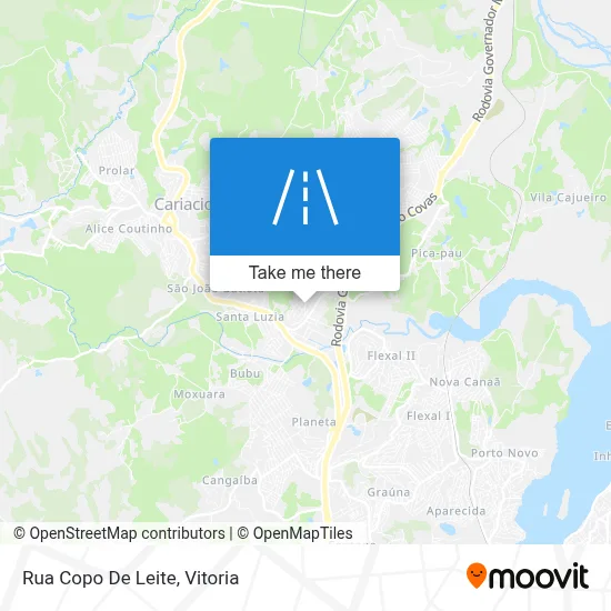 Rua Copo De Leite map