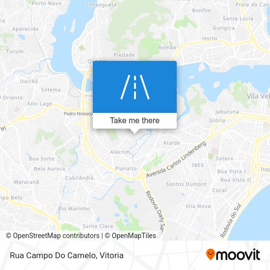 Rua Campo Do Camelo map