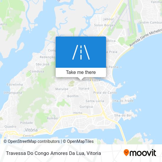 Travessa Do Congo Amores Da Lua map