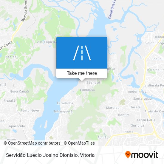 Servidão Luecio Josino Dionisio map