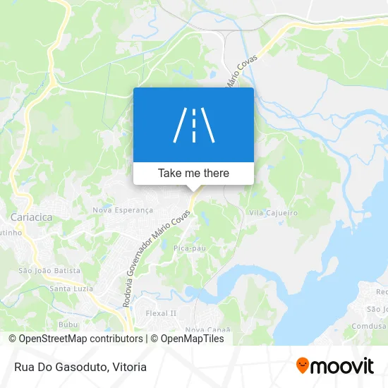 Rua Do Gasoduto map