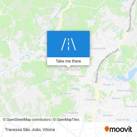Travessa São João map