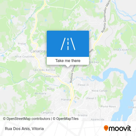 Rua Dos Anis map