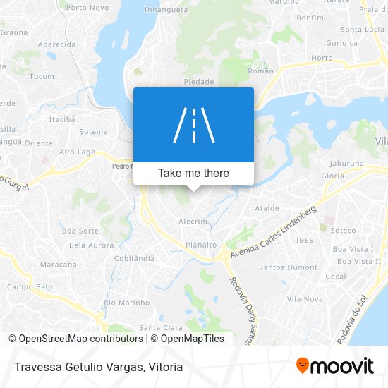 Travessa Getulio Vargas map