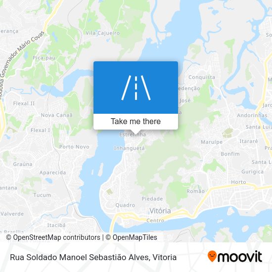 Rua Soldado Manoel Sebastião Alves map