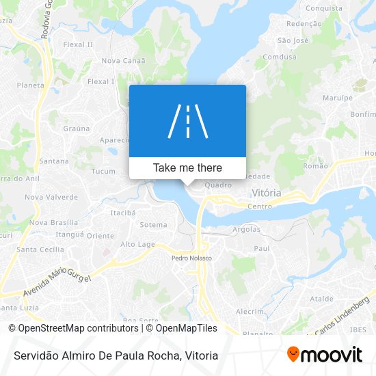 Servidão Almiro De Paula Rocha map