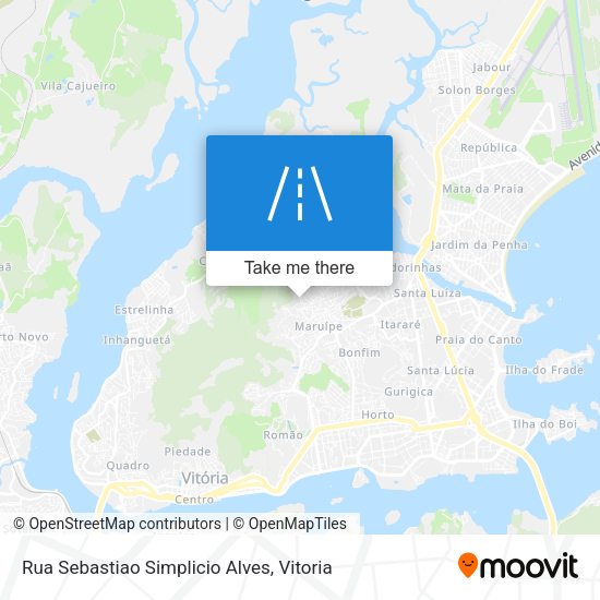 Rua Sebastiao Simplicio Alves map