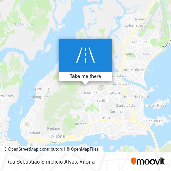 Rua Sebastiao Simplicio Alves map