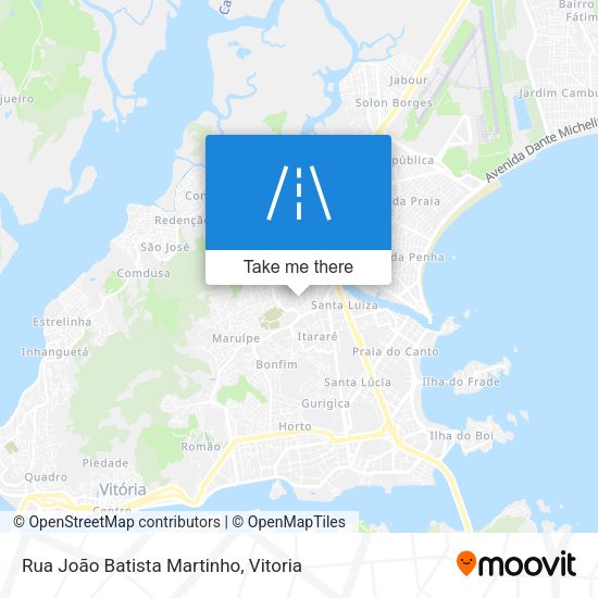 Rua João Batista Martinho map