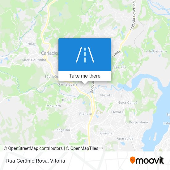 Rua Gerânio Rosa map