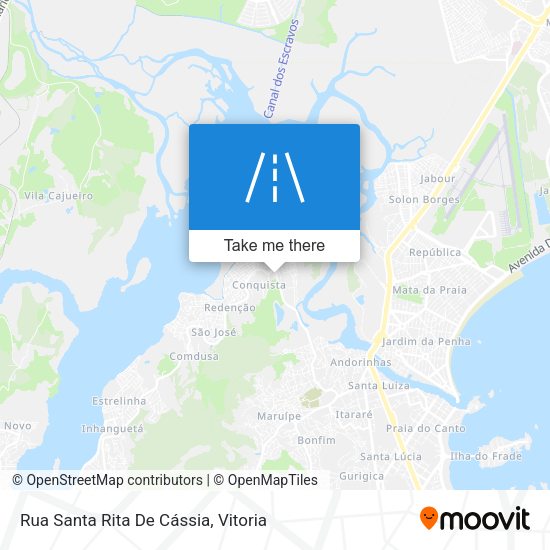 Rua Santa Rita De Cássia map