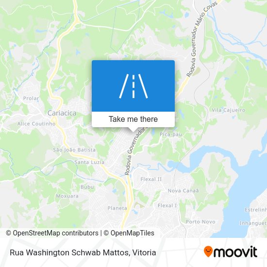 Rua Washington Schwab Mattos map