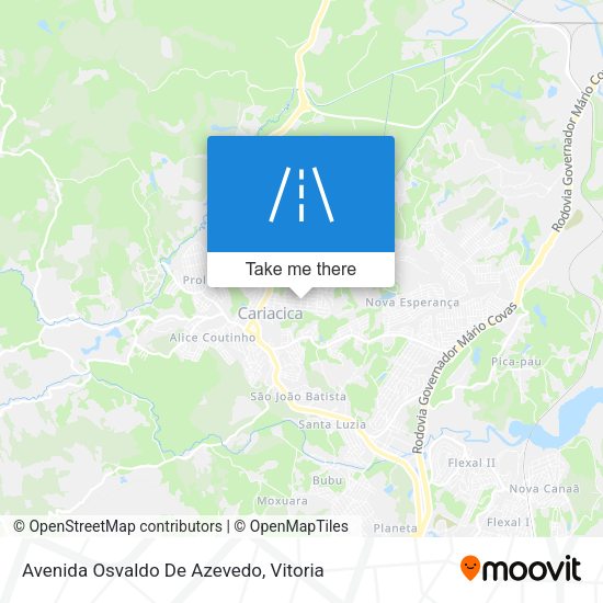 Avenida Osvaldo De Azevedo map