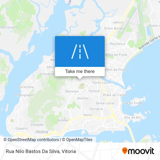 Rua Nilo Bastos Da Silva map