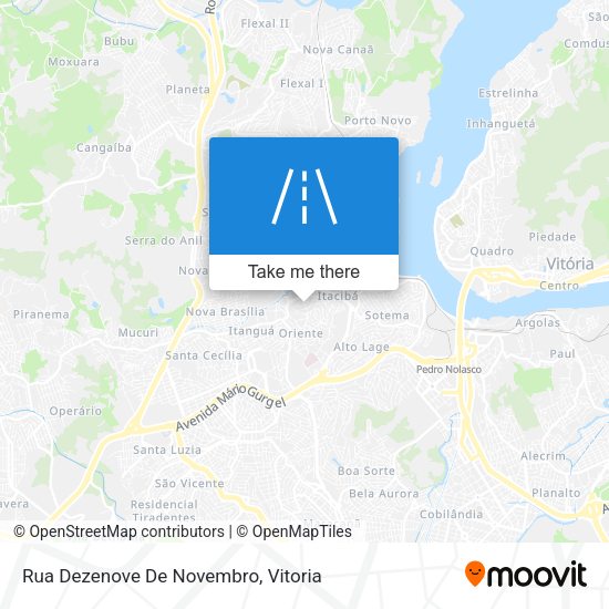 Rua Dezenove De Novembro map