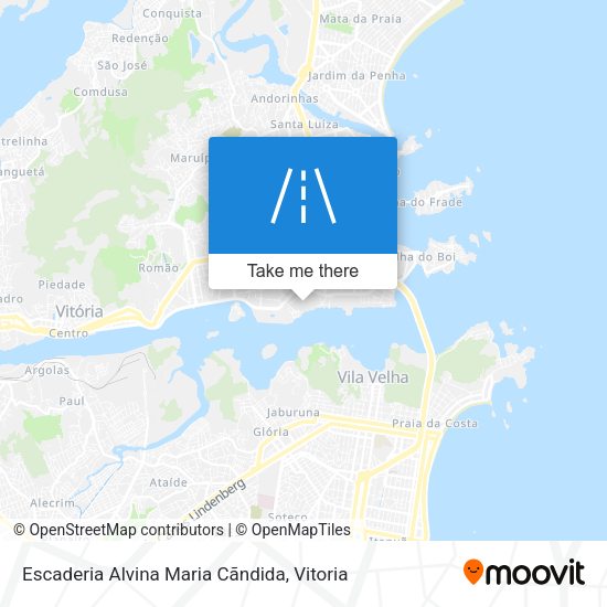 Escaderia Alvina Maria Cãndida map