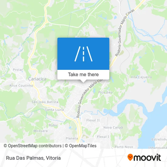 Rua Das Palmas map