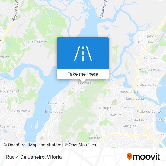 Rua 4 De Janeiro map