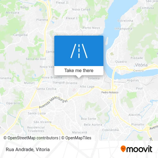 Rua Andrade map