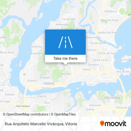 Rua Arquiteto Marcello Vivácqua map
