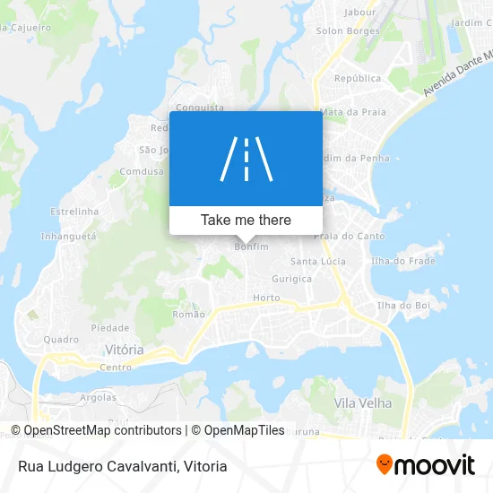 Rua Ludgero Cavalvanti map