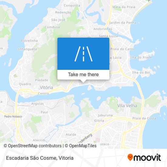 Escadaria São Cosme map