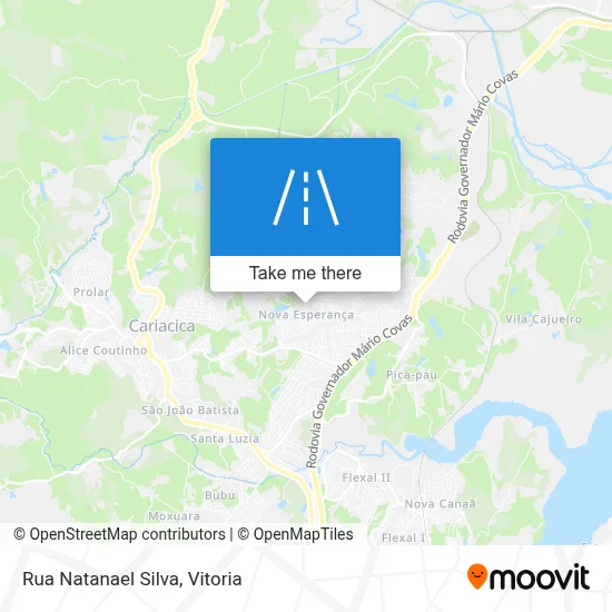 Rua Natanael Silva map