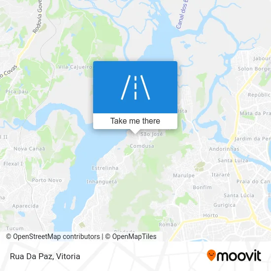 Rua Da Paz map