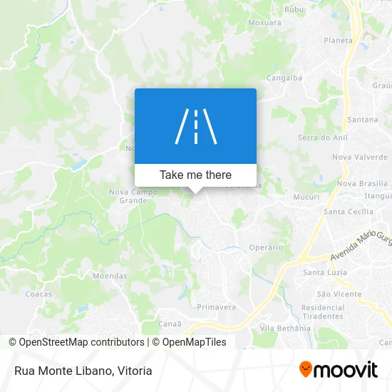 Rua Monte Libano map