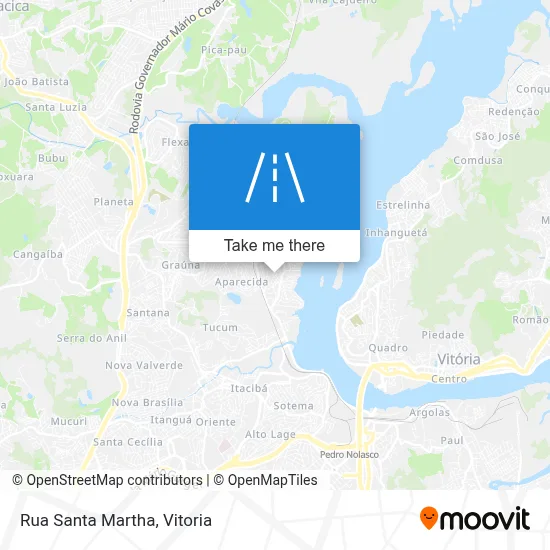 Rua Santa Martha map