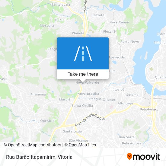 Rua Barão Itapemirim map