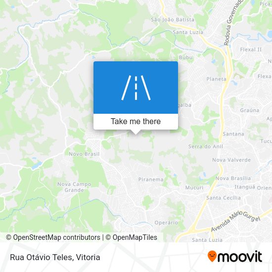 Rua Otávio Teles map