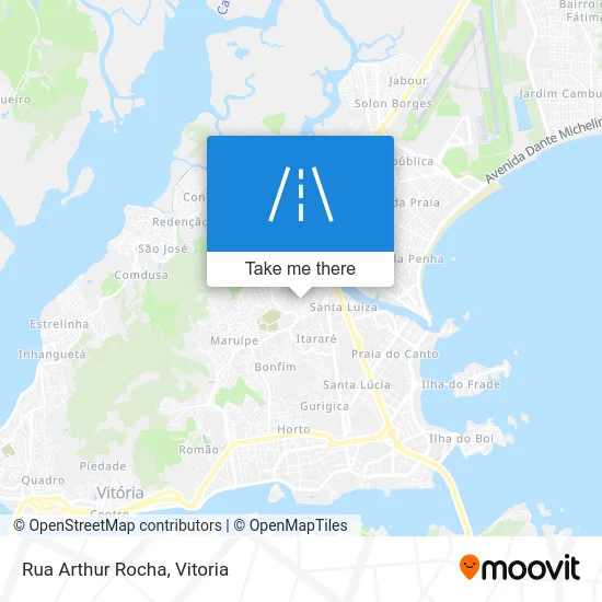 Rua Arthur Rocha map