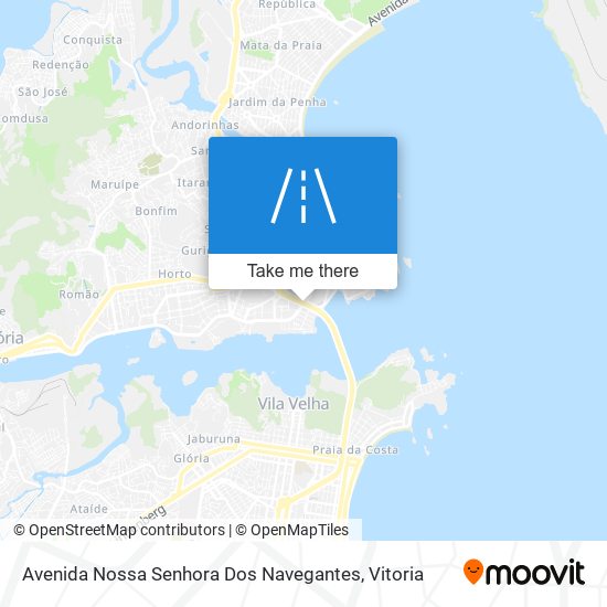 Avenida Nossa Senhora Dos Navegantes map