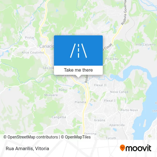 Rua Amarílis map